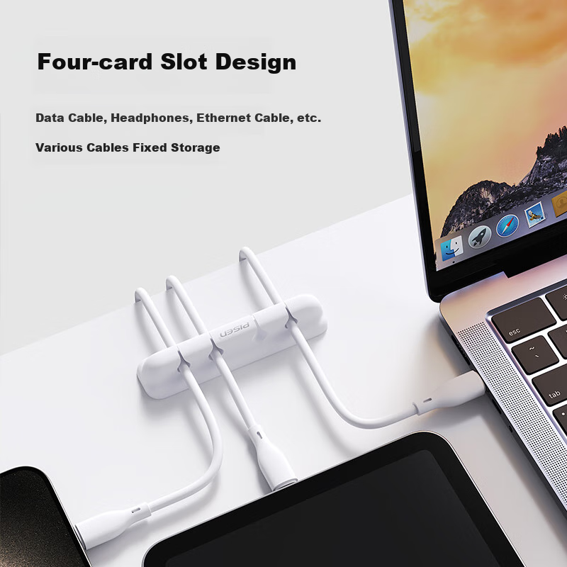 Pisen 4-Slot Cable Organizer Hub