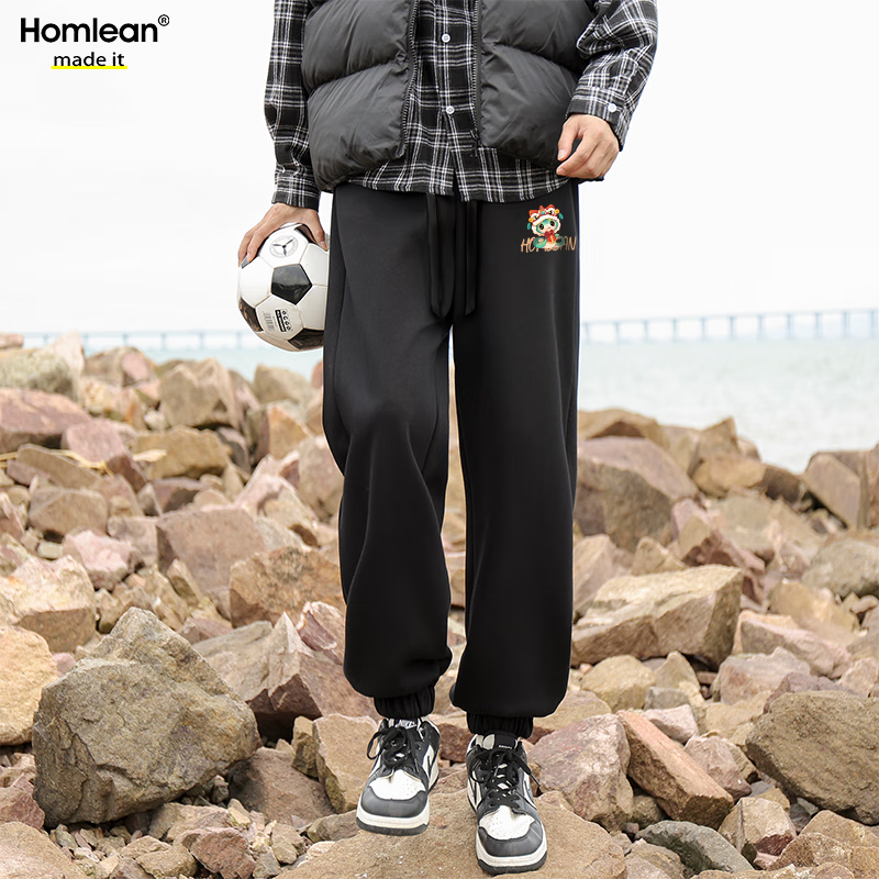 Homlean Men's Summer Printed Casual Pants
