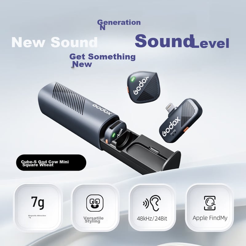 Godox Cube Wireless Lavalier Microphone Lightning Edition