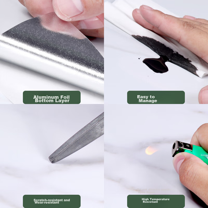 Qinghua Aluminum-Coated Oil-Proof Sticker