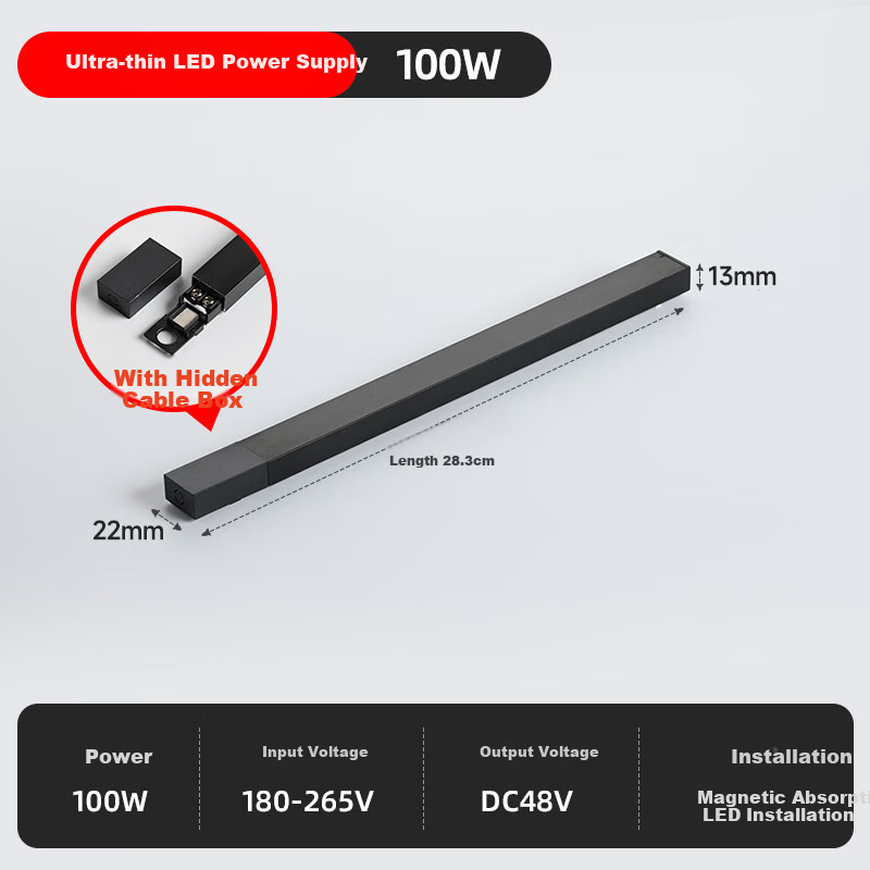 JIAOJIAOZHE Ultra-Thin Surface-Mounted Track Light