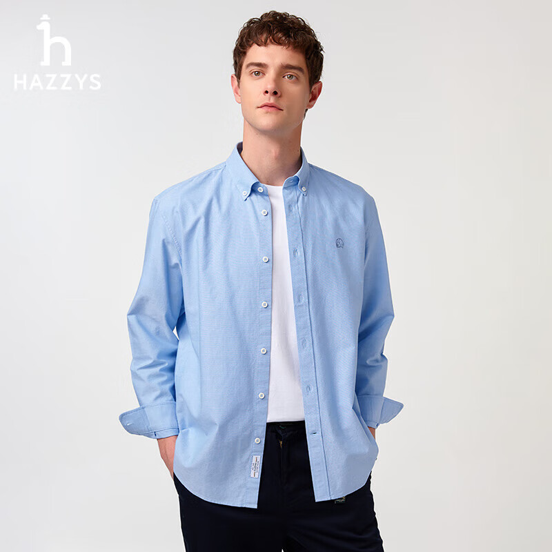 HAZZYS Men's Long-Sleeve Shirt