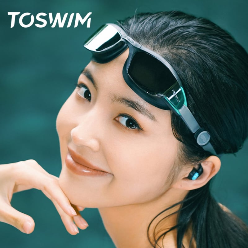 TOSWIM Large Frame Swimming Goggles for Men and Women
