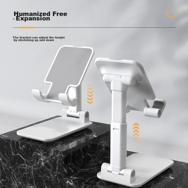 maikuqi foldable phone stand, adjustable tablet holder, pearl white