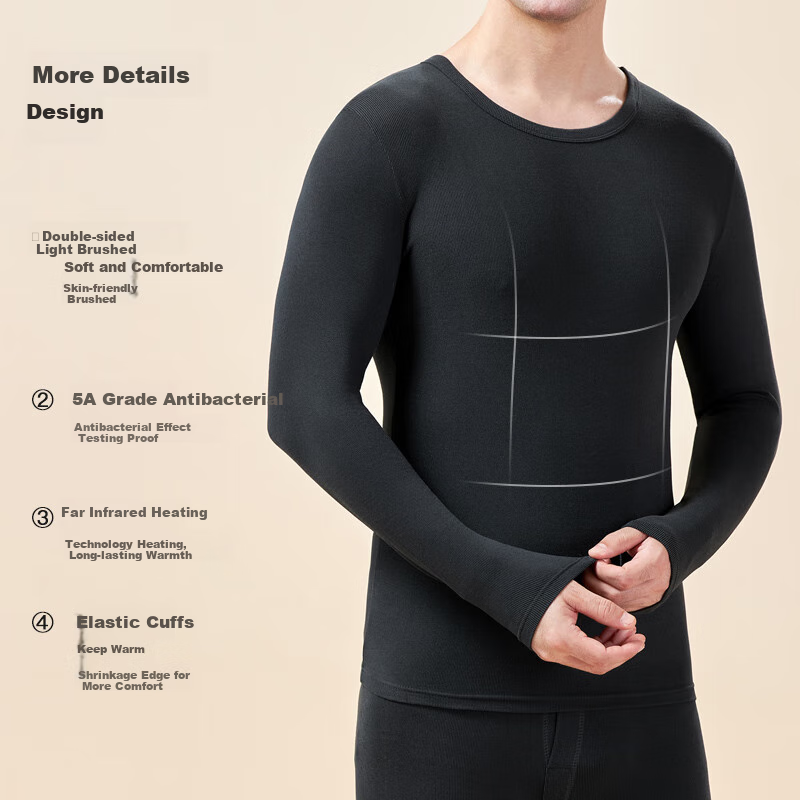 LangSha Fall Men's Thermal Underwear Set