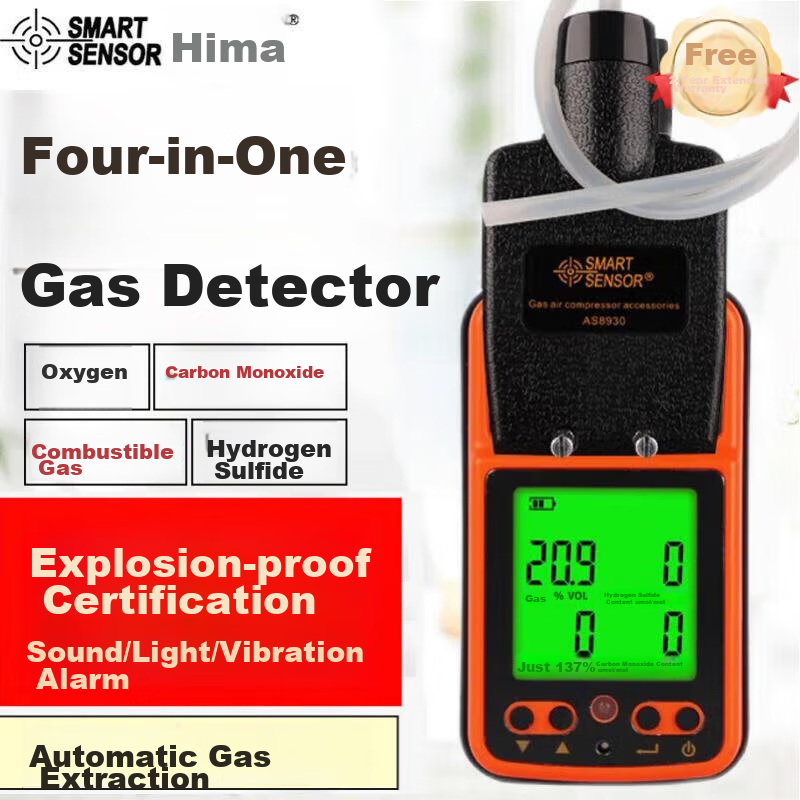 Hima ST8990 4-in-1 Gas Detector