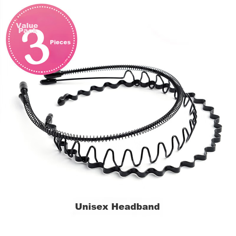 CHIMERA 3-Piece Non-Slip Headband Set for Unisex Sports & Daily Wear