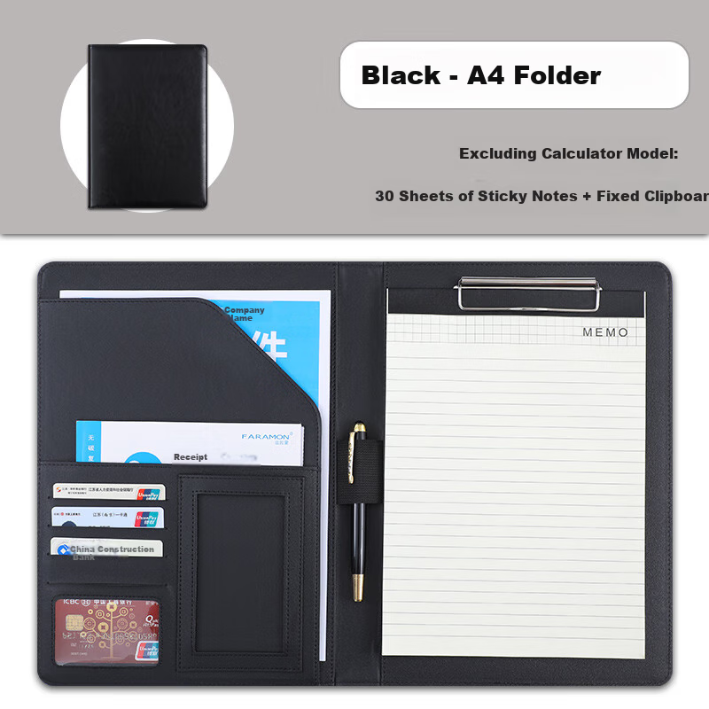 Jiaranheng A4 Leather Business File Folder