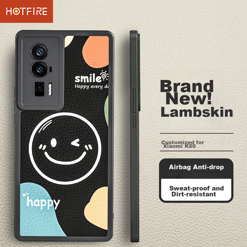 HotFire Smiley Lamb Shockproof Case for Redmi K60/K60 Pro