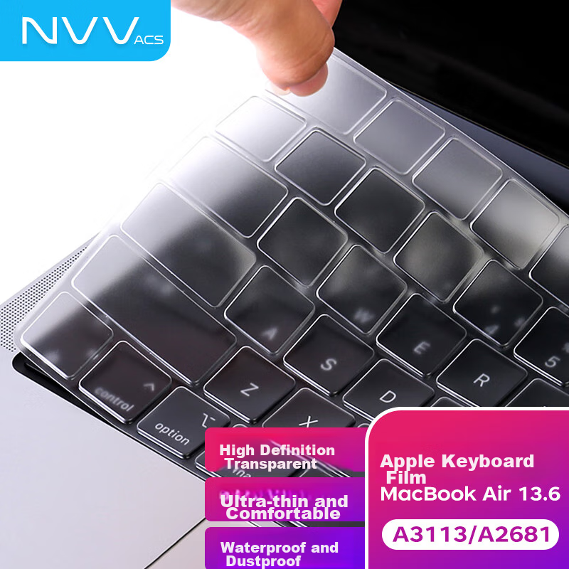 NVV MacBook Air/Pro 13-16'' M4/M3/M2 Keyboard Protector 2022-2025