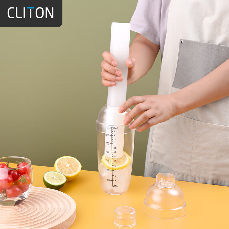 CLITON Cocktail Shaker Set - Hand-Shaken Lemon Tea Tool