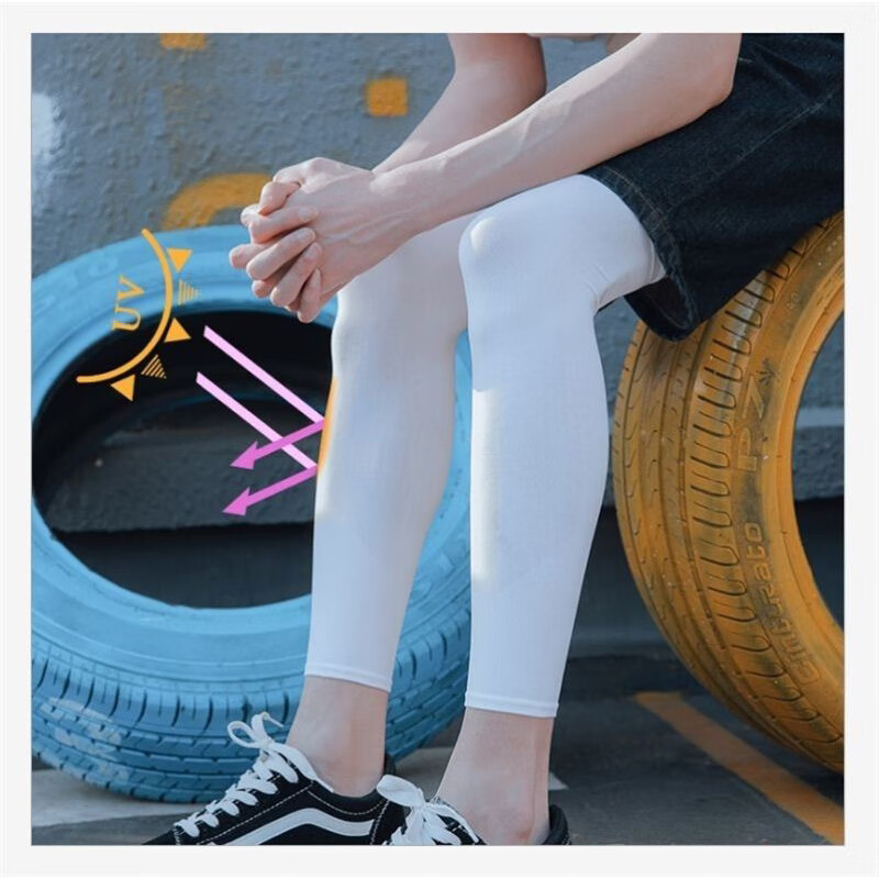 Move Iron Ice Silk Leg Guards - Sun Protection for Outdoor Sports