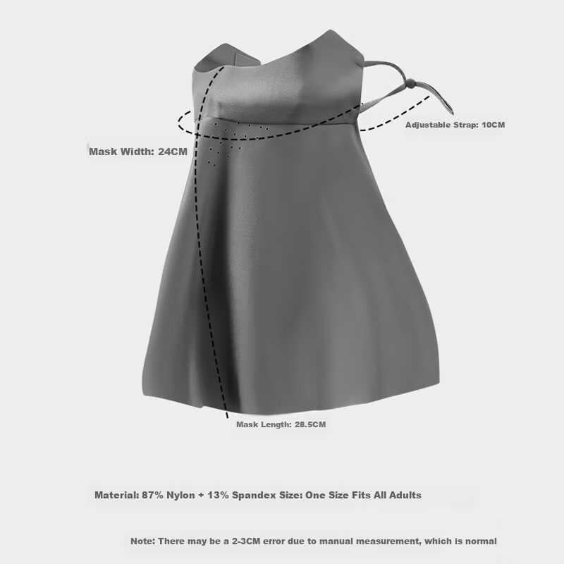 BWNK UV Face Mask - Full Coverage with UPF 50+ & Cooling Comfort for Women