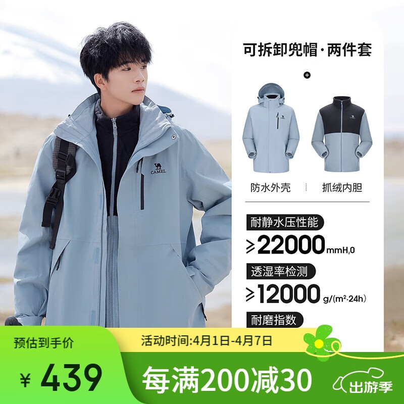 CAMEL CamelTex Windproof Jacket for Men & Women