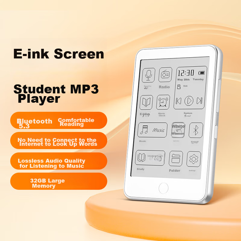 Fanmu BF01 MP3/MP4 Player with E-Ink Screen