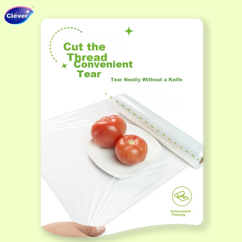 MIAOJIE Tear-Free Cling Film 120m Food Grade