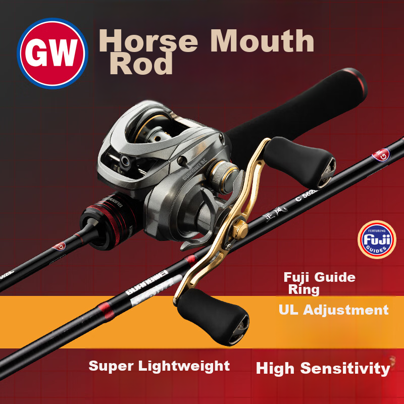 GW Gafengmaou UL 1.68m Fishing Rod Set