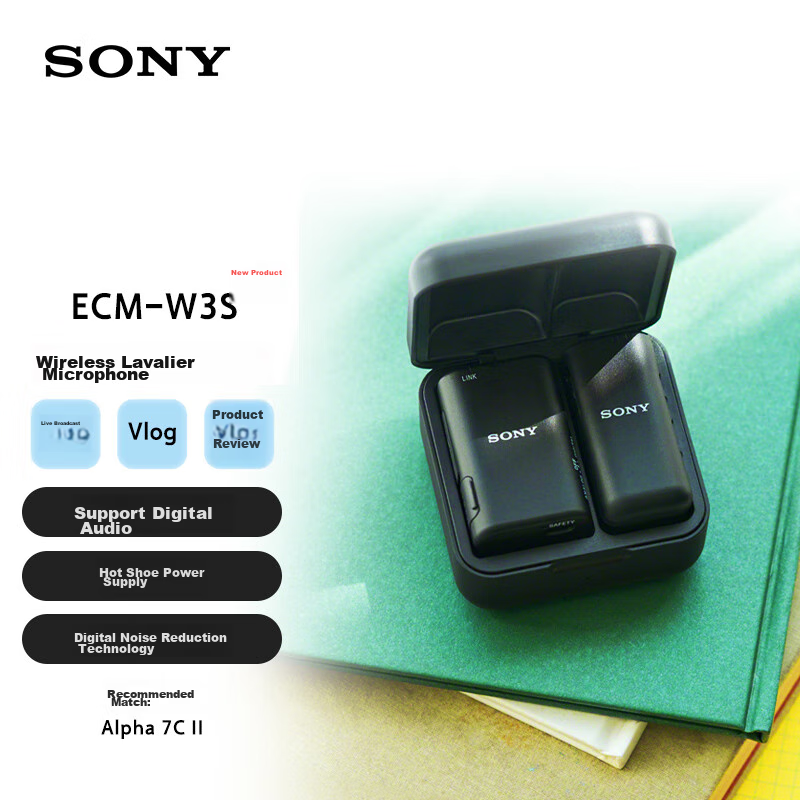 SONY ECM-W3S Lavalier Microphone