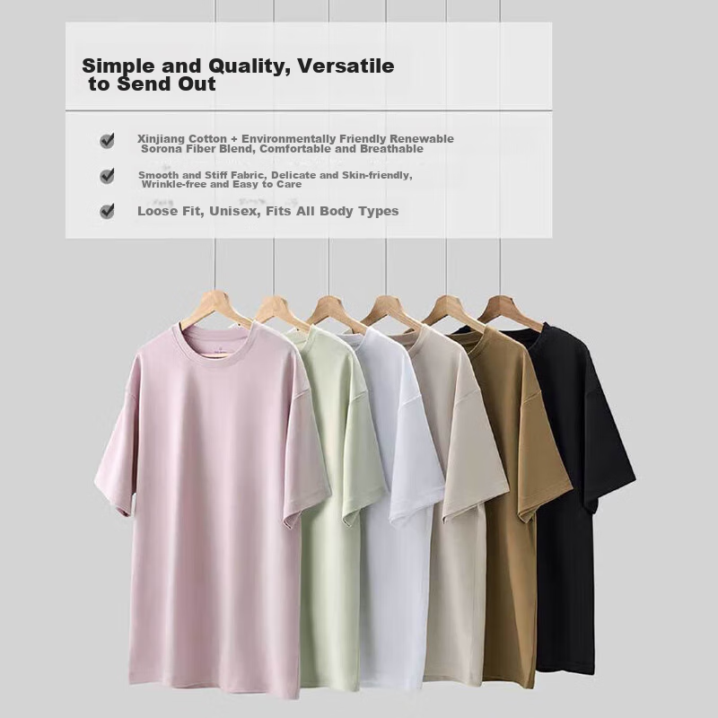One's Member Cotton Quick-Dry Loose T-Shirt for Men