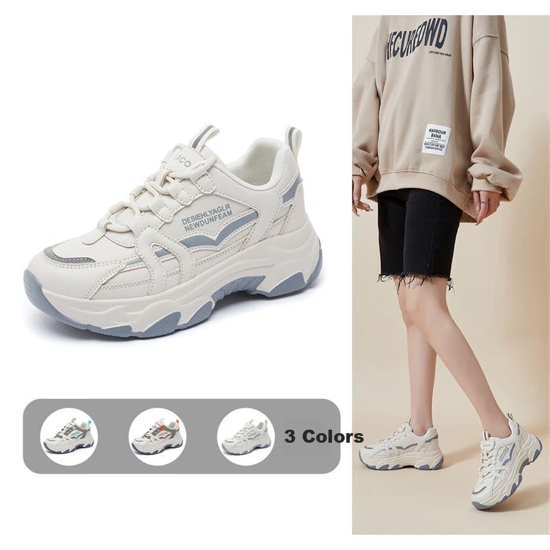 Yierkang Women's Chunky Sneakers - Lightweight Casual Spring/Summer Shoes