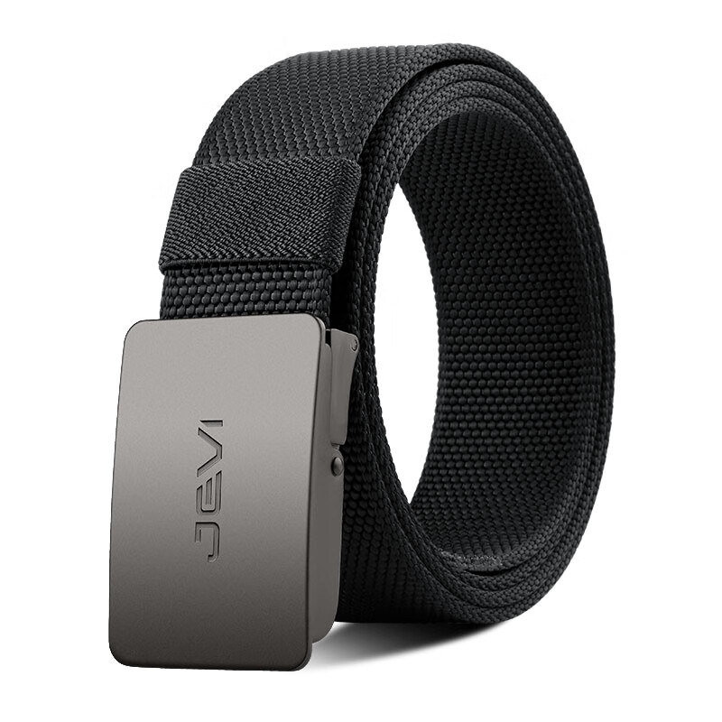 JEVI Men's Thickened Nylon Belt with Automatic Buckle