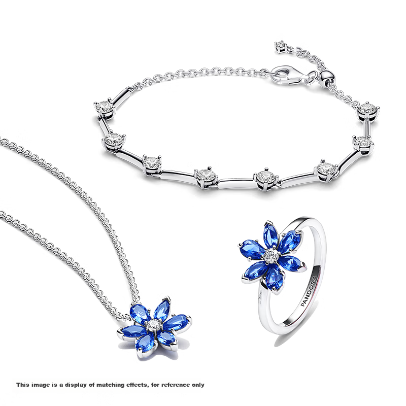 Pandora Shimmering Floral Pendant Necklace - DIY Beaded Style
