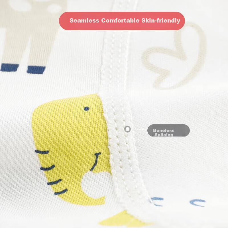 huanxixiaoxiong Baby Underwear Set Animal Carnival High-Waist Cotton