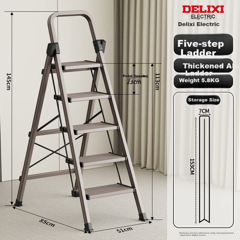 DELIXI Foldable A-Frame Ladder