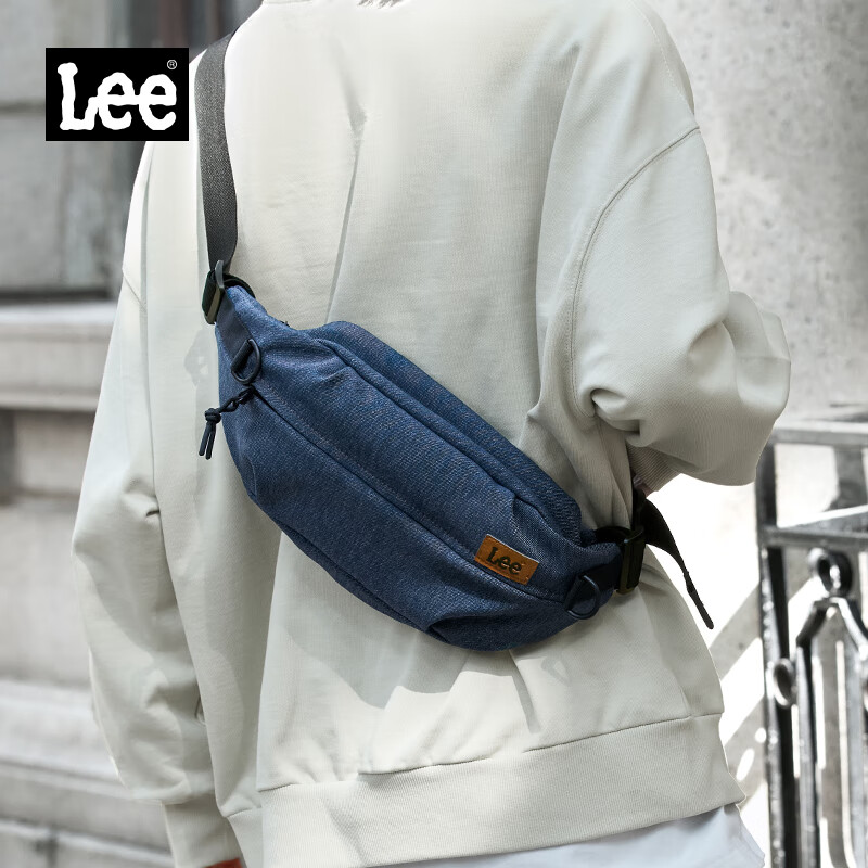 Lee Sports Chest Bag for Men, Denim Blue