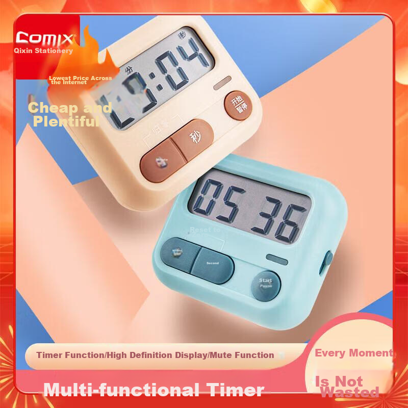 COMIX Student Timer, Kitchen Countdown Timer
