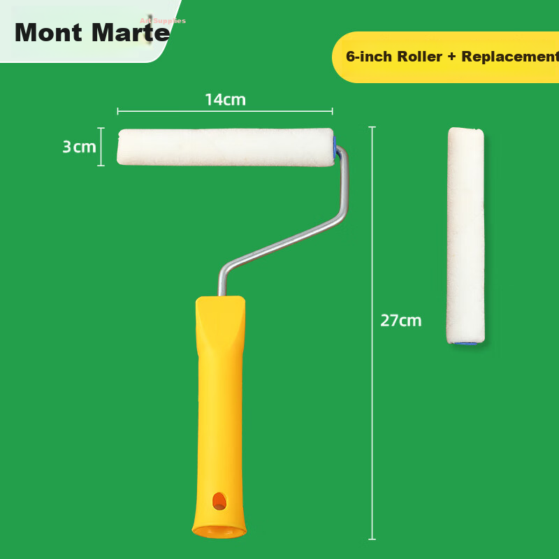 Mont Marte Roller Brush - Acrylic Paint Durable Handheld