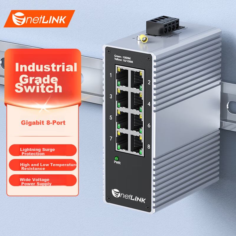 netLINK 8-Port Gigabit Industrial Ethernet Switch