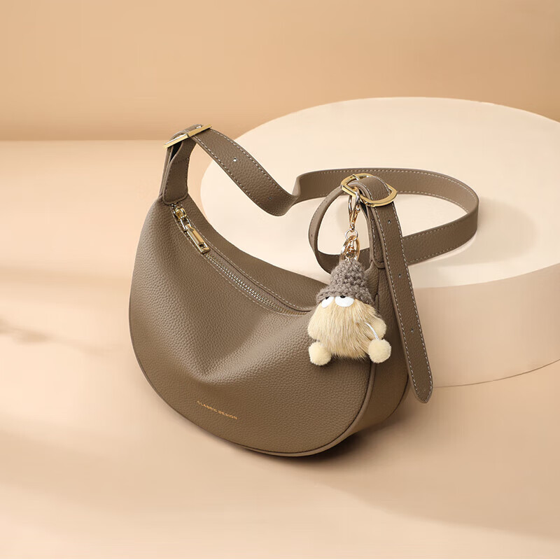 Viney Women's Single Shoulder Bag - Elephant Gray Hobo
