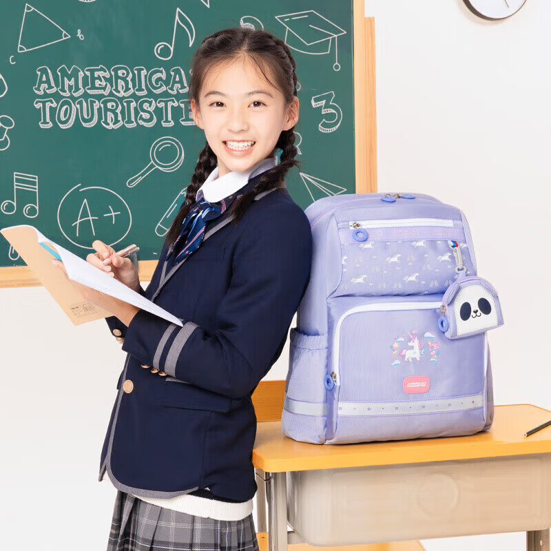 AMERICAN TOURISTER Girls' Comfortable Backpack for Grades 1-6