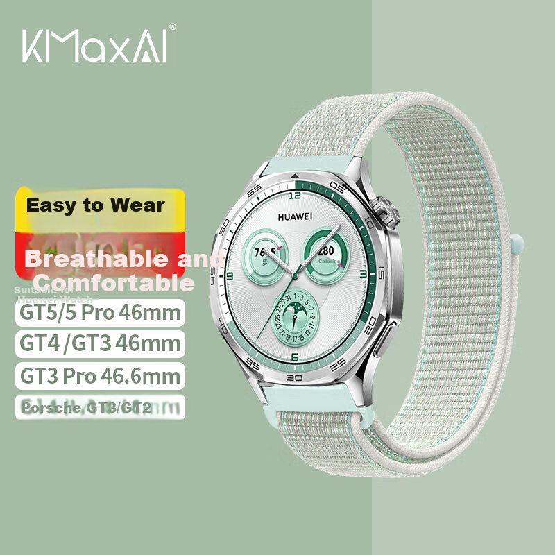 KMaxAI Braided Strap for Huawei Watch GT 6/5/4/3/2 Pro