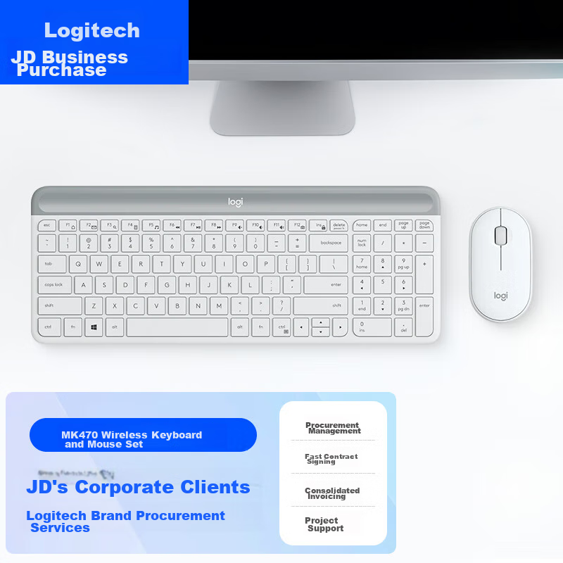 Logitech MK470 Wireless Keyboard and Mouse Combo