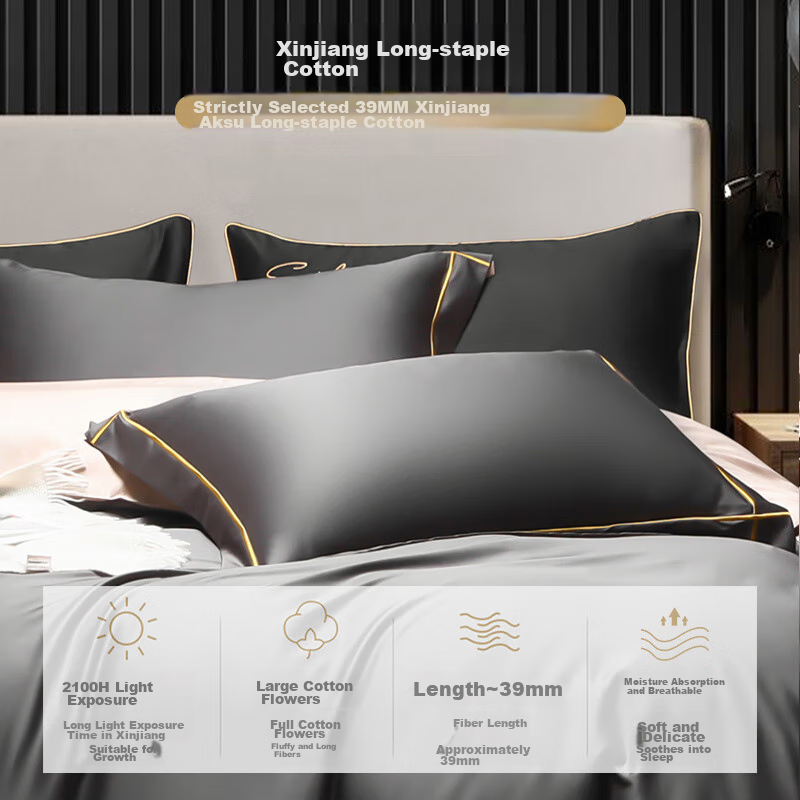 La Torretta Antibacterial Cotton Pillowcase Set