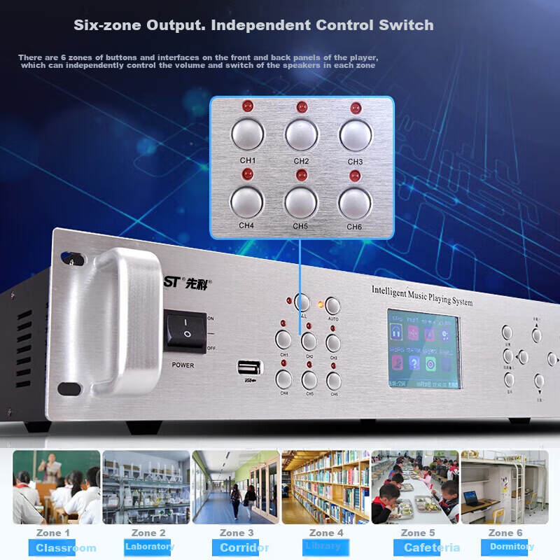 SAST TH2002 Timer Player Amplifier