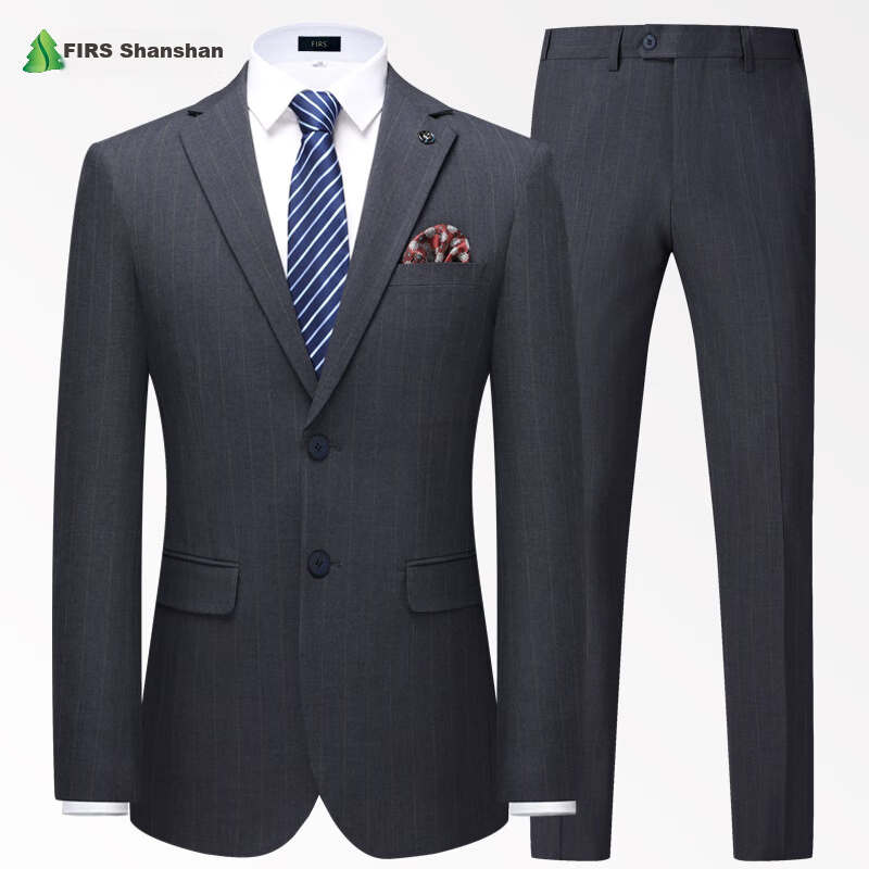 FIRS Slim Fit Navy Blue Business Suit