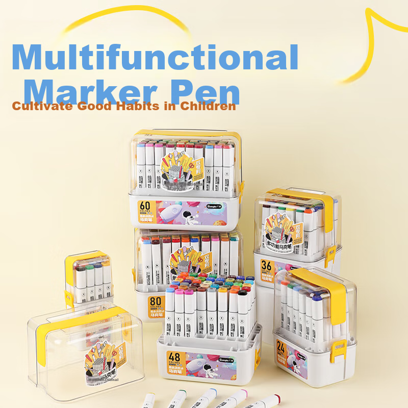 GuangBo Multi-Functional Markers 12 Colors