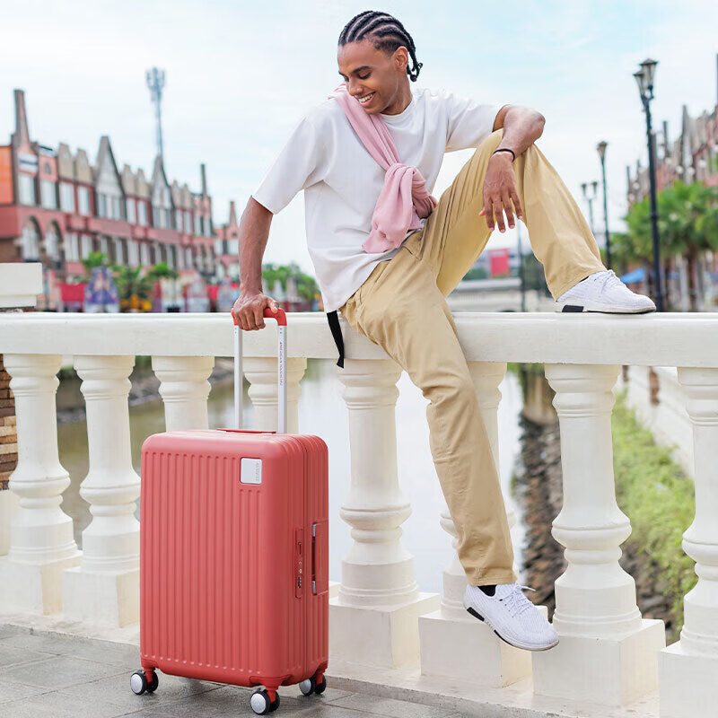 AMERICAN TOURISTER 20-Inch Travel Suitcase with Password Lock