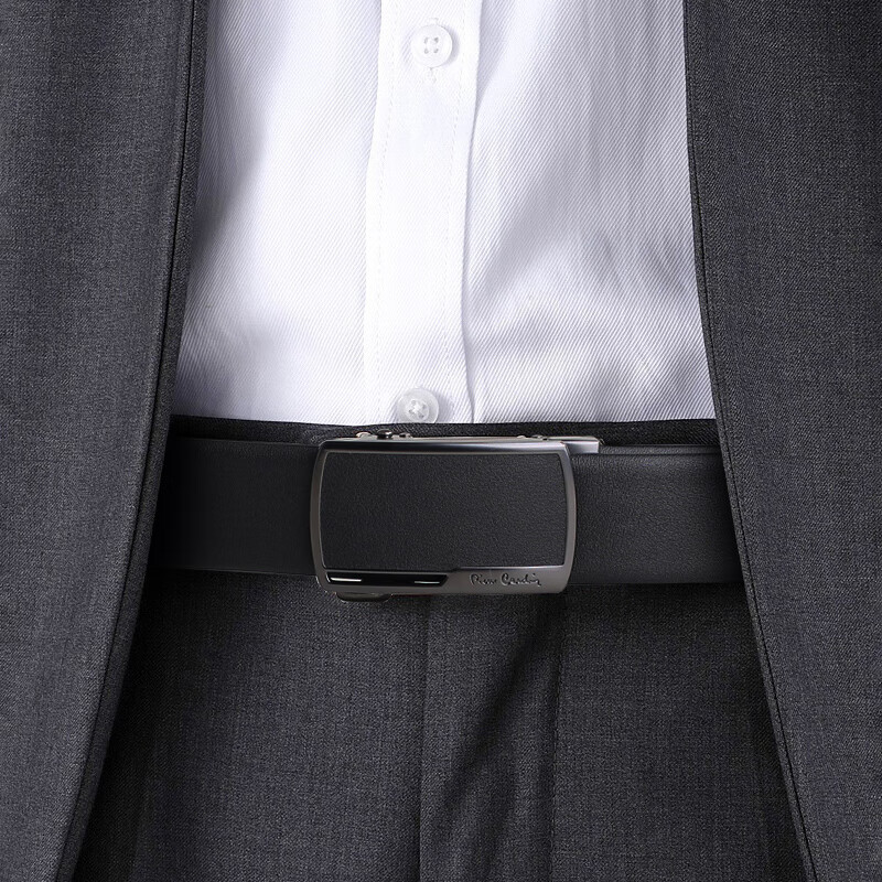 Pierre Cardin Men's Formal Belt with Automatic Buckle
