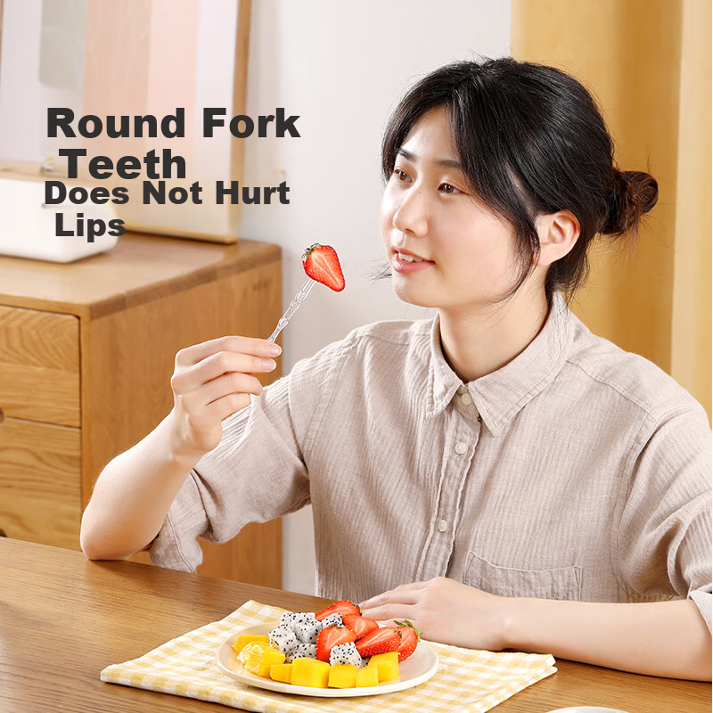 MARYYA Disposable Fruit Forks, 200 Pieces