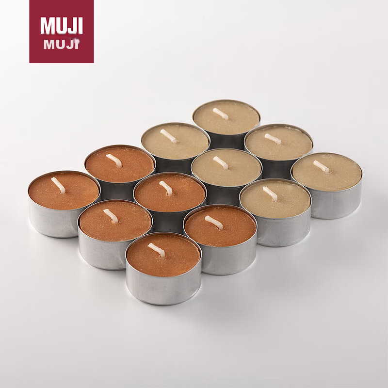 MUJI Mini Citrus Scented Candle - 12-Pack