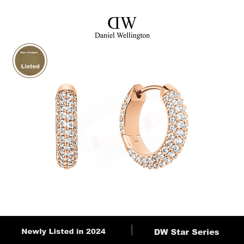 DanielWellington Starry Diamond Rose Gold Earrings