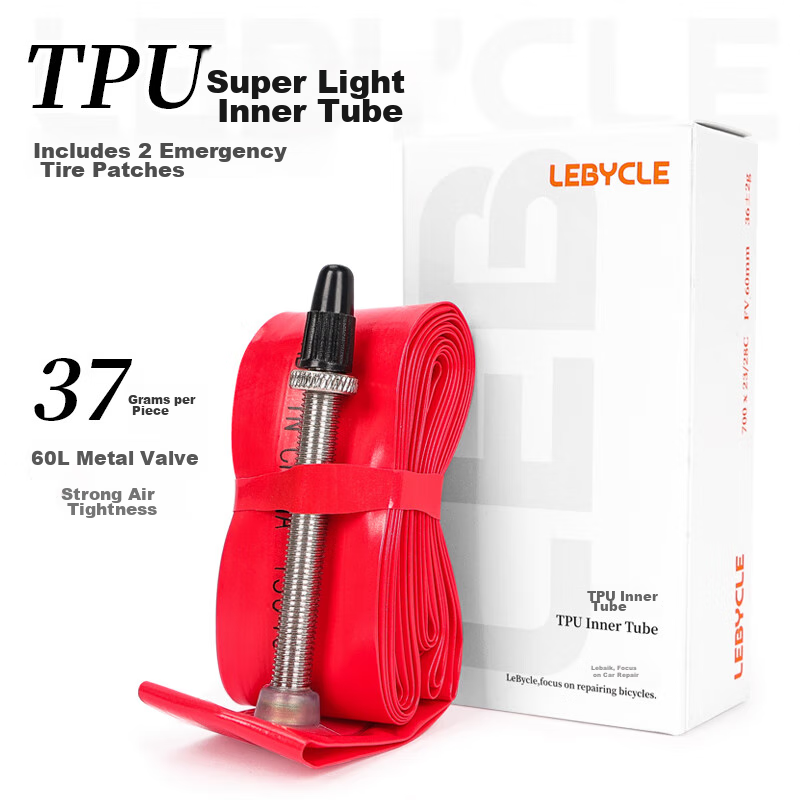 LeBycle TPU Road Bike Inner Tube 700x23-28c