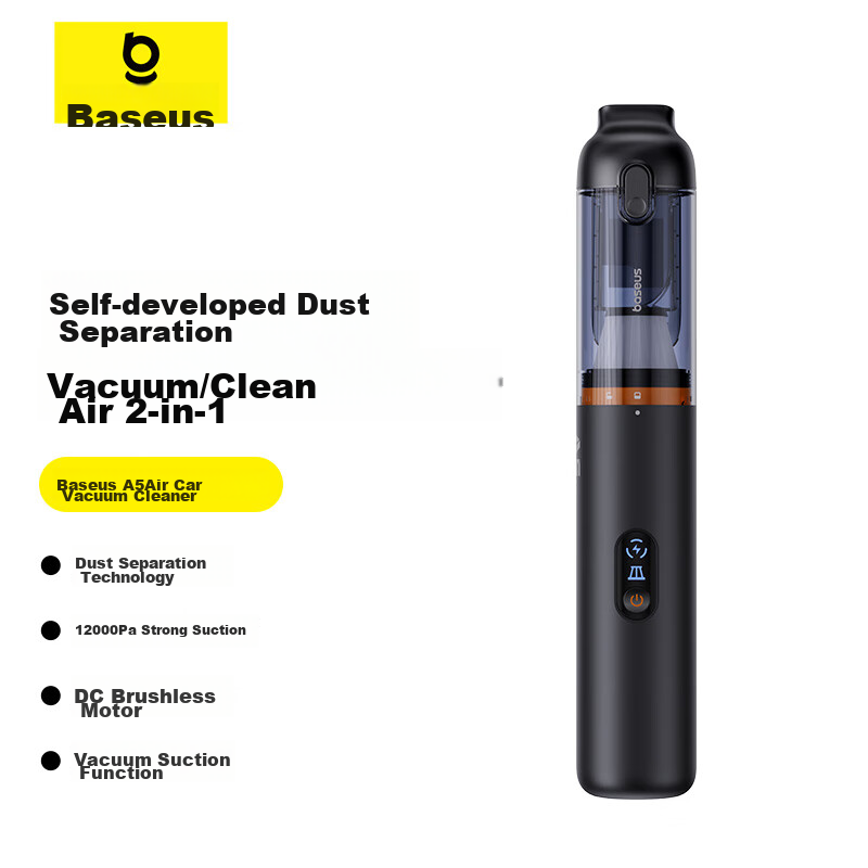 Baseus Car Vacuum Cleaner with Strong Suction for Car and Home