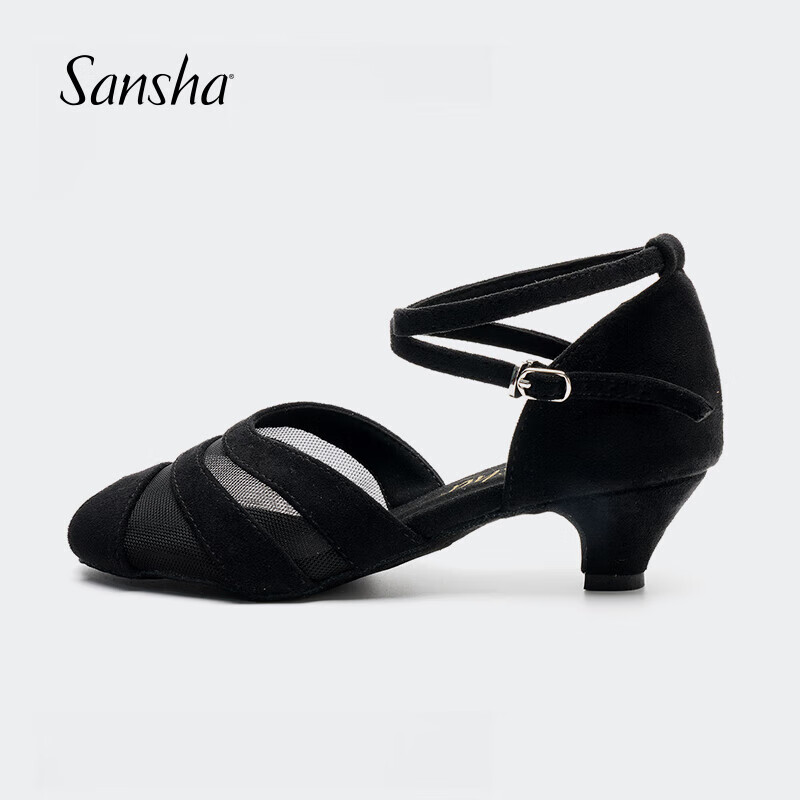 Sansha Women's Latin Dance Shoes Black Size 40