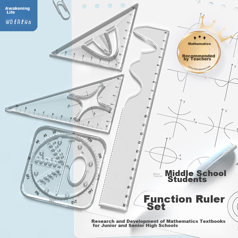 Wusheng Triangle Ruler Set for Students