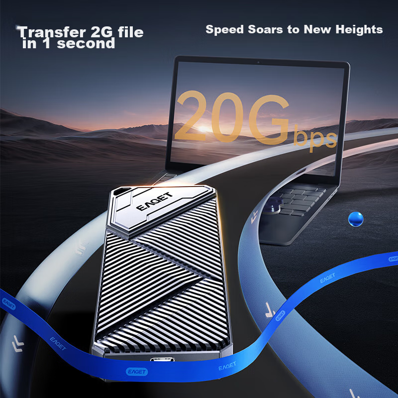 EAGET M.2 NVMe High-Speed SSD Enclosure